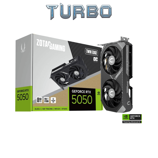 ZOTAC GAMING GeForce RTX 5050 8G GDDR6 Twin Edge OC 